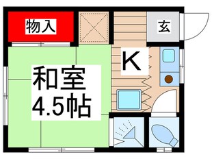 金子荘の物件間取画像